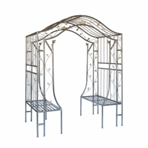Arch/bench (x2) tube w leaves