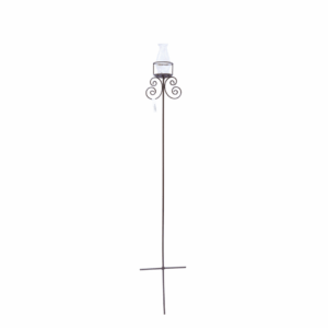 Candle stand w glass