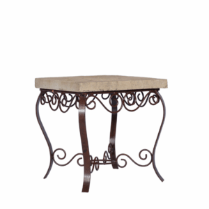 Table side stone top