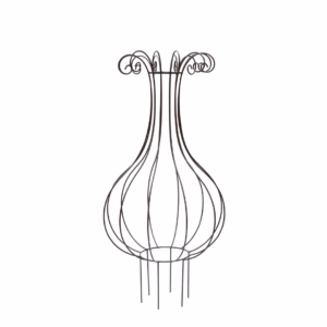 Vase Onion lrg