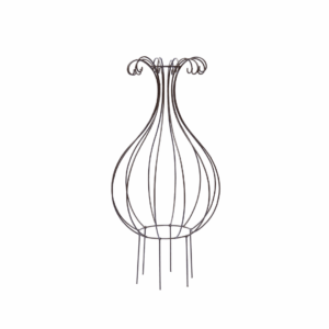 Vase Onion med
