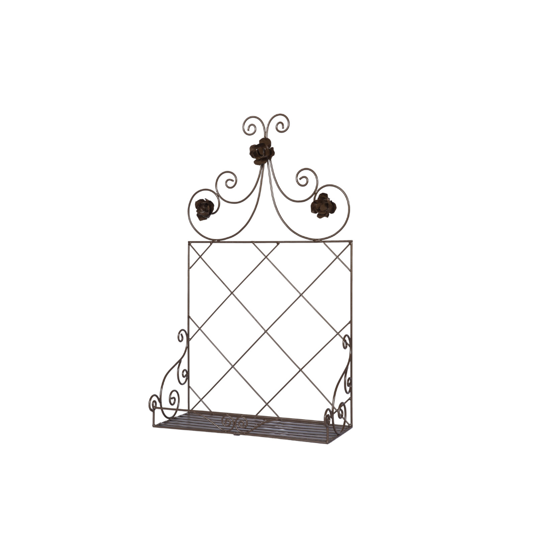 Rooster Roses Wall Rack Measuring Wall rack 3x roses – Kelim Decor